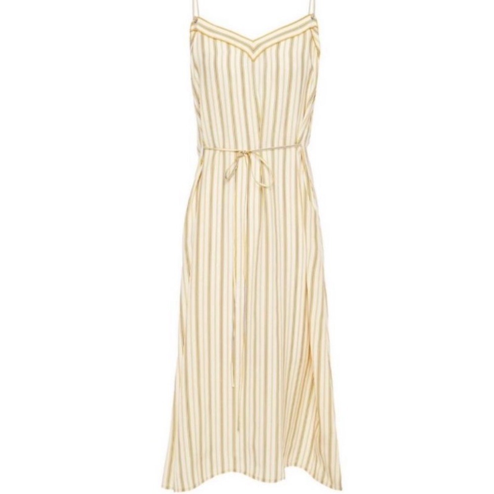 rag & bone Ilona Striped Silk Midi Dress